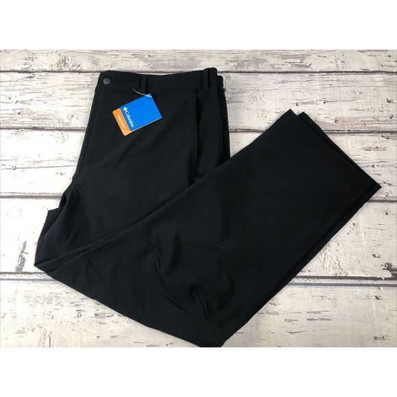 Columbia‎ Landroamer Black Pants Hiking Camping Omni Shield Mens Sz 42 W x 30 L - Picture 1 of 13